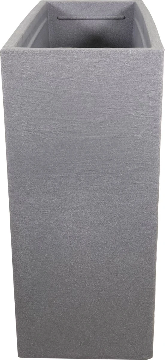 4gardenz® Stone Rechthoekige Bloembak Voor Buiten - 60x60x26cm - Lichtgrijs - Afbeelding 4