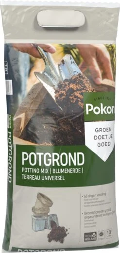 Pokon Universele Potgrond - 10l - Voor Binnen En Buiten - 60 Dagen Voeding - Potgrond Universeel