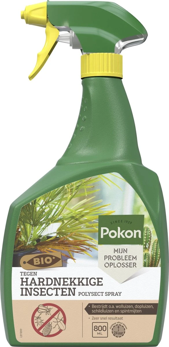 Pokon Bio Tegen Hardnekkige Insecten Spray - 800ml - Kant-en-klaar - Zichtbaar Effect Binnen 24 Uur - Bestrijdt O.a. Wolluizen, Dopluizen, Schildluizen En Spintmijten - Afbeelding 5