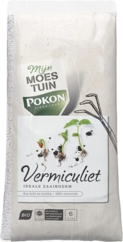 Pokon Bio Vermiculiet - 6l - 100% Natuurlijk - Ideale Zaaibodem