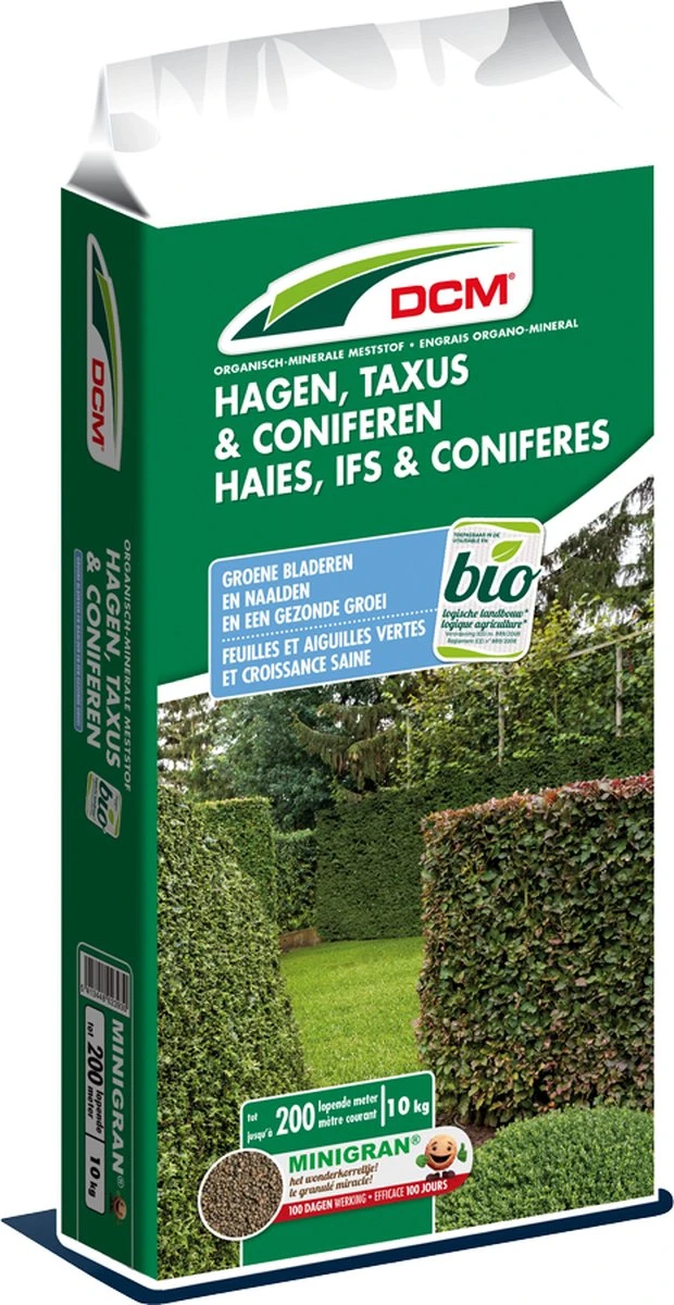 DCM Bemesting Voor Hagen,taxus En Coniferen 10kg - Afbeelding 2