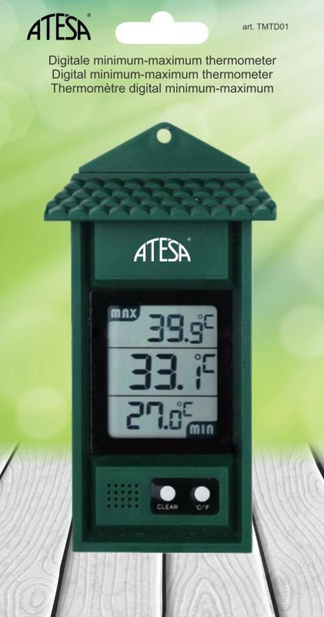 Atesa Digitale Minimum-maximum Thermometer | TMTD01 - Afbeelding 2