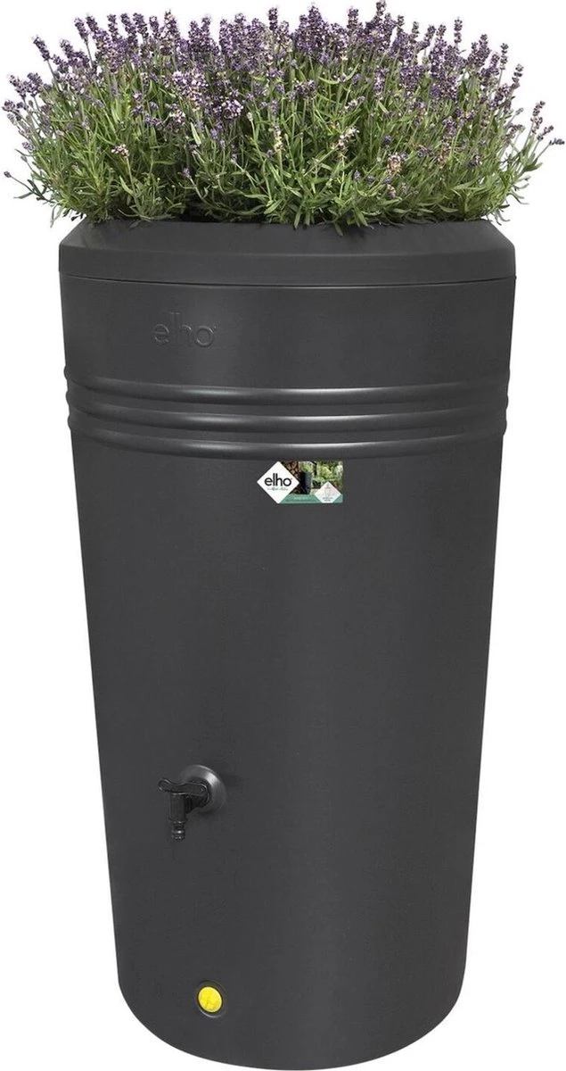Elho Green Basics Regenton - Regenton - Living Black - Buiten - 200 Liter - Afbeelding 11