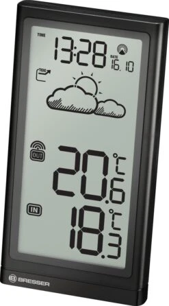 Bresser MeteoTemp Weerstation - Voor Binnen & Buiten - Incl. Weertrend