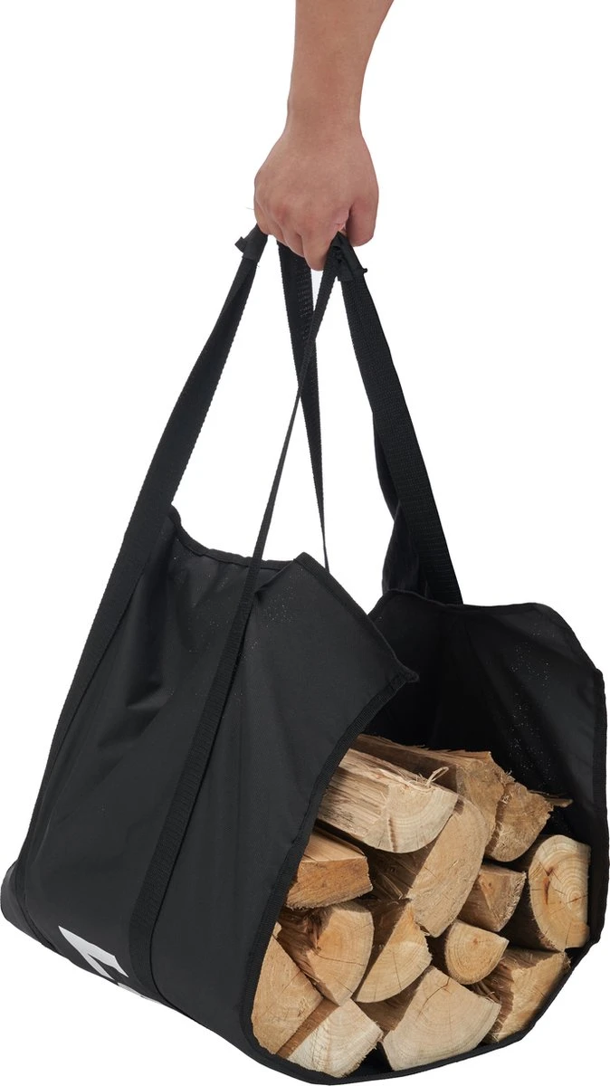 Lendo Online Brandhoutrek 50x25x148cm + Draagtas– Binnen En Buiten - Haardhout Opslag – Haardhoutrek – Houtopslag – Metaal - Afbeelding 4