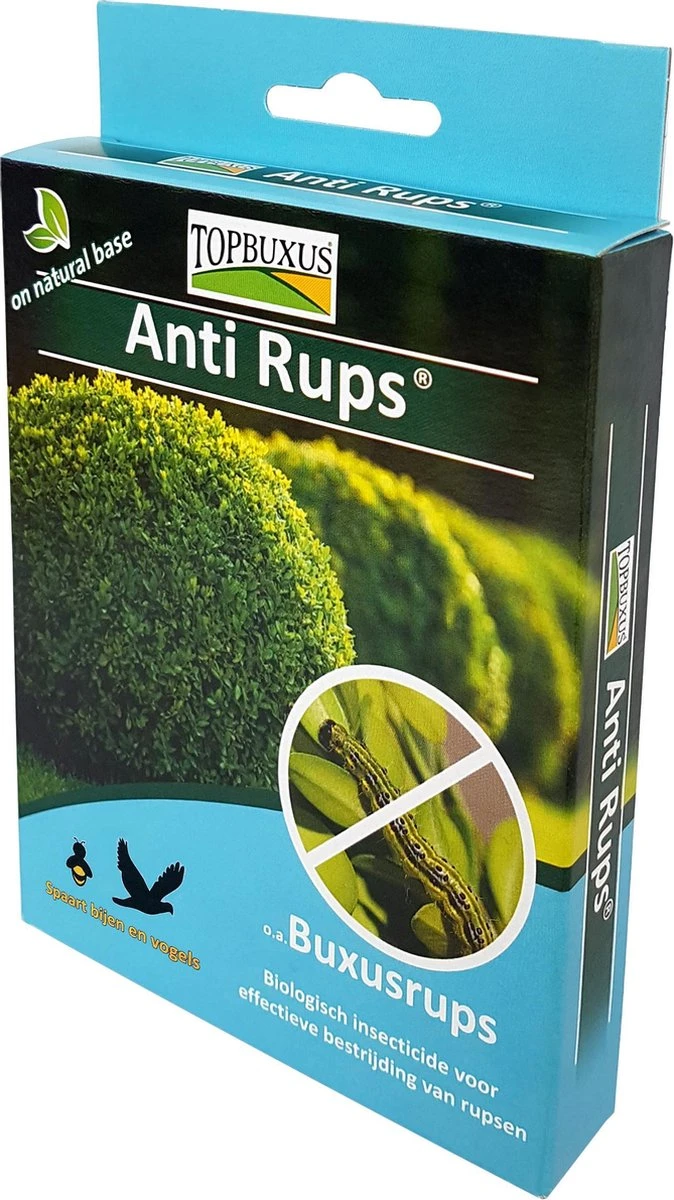 TOPBUXUS Anti Rups (voorheen XenTari) Tegen Buxusrups - Buxusmot - Voor 200 M² Buxus
