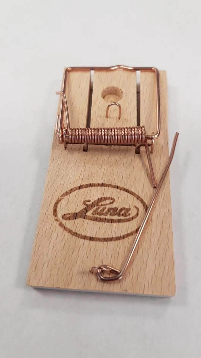 Luna Houten Muizenval - 4 Stuks - Afbeelding 3