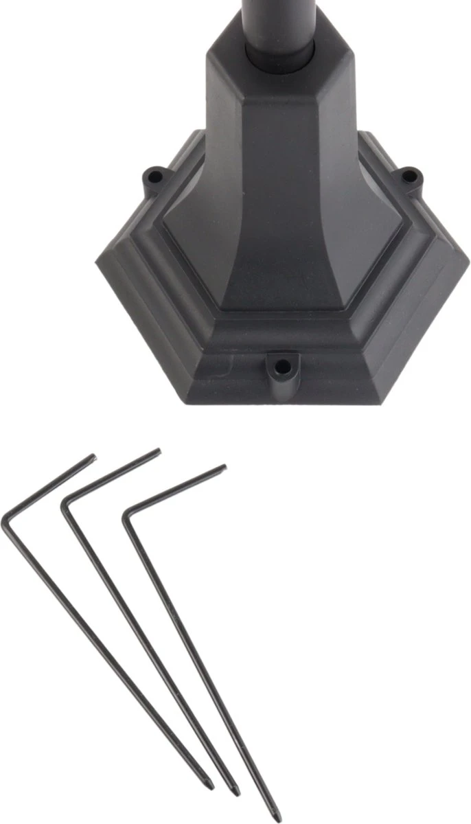 Orange85 Lantaarn - Solar LED - Zwart - Tuin - 83 Cm - Zonne Energie - Afbeelding 4