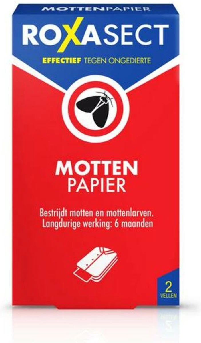Roxasect Mottenpapier - Insectenbestrijding - 2 Stuks - Afbeelding 12
