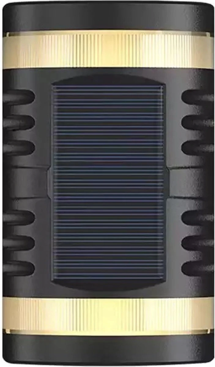 Solar Wand Tuinverlichting - Tuinverlichting Op Zonne-energie - Solar Wandlamp Voor Buiten - Warm Wit Licht - Waterproof - Afbeelding 2