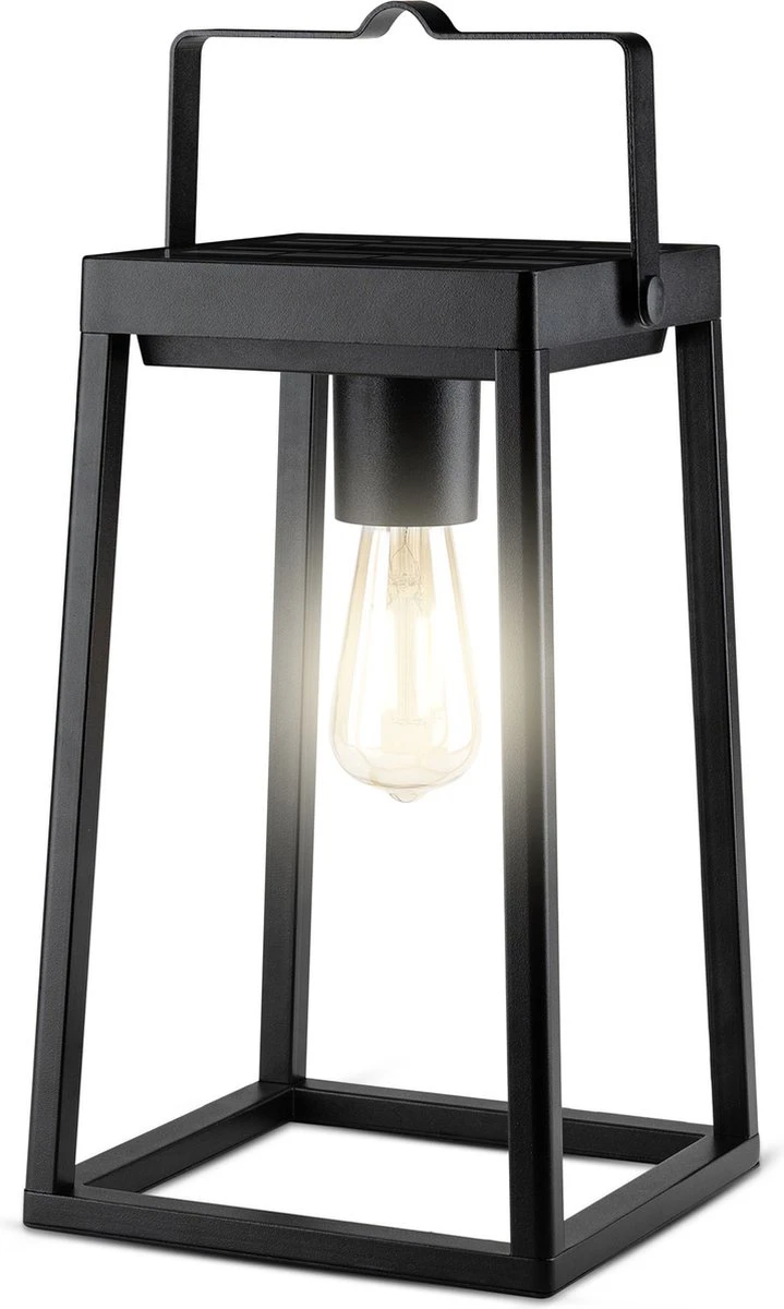 Tampa Solar Lantaarn, Tuinverlichting Op Zonneenergie, 3 Licht Modi, USB-C Oplaadbaar, IP44 Waterdicht Voor Tuindecoratie, Solar Tuinverlichting, Brendz