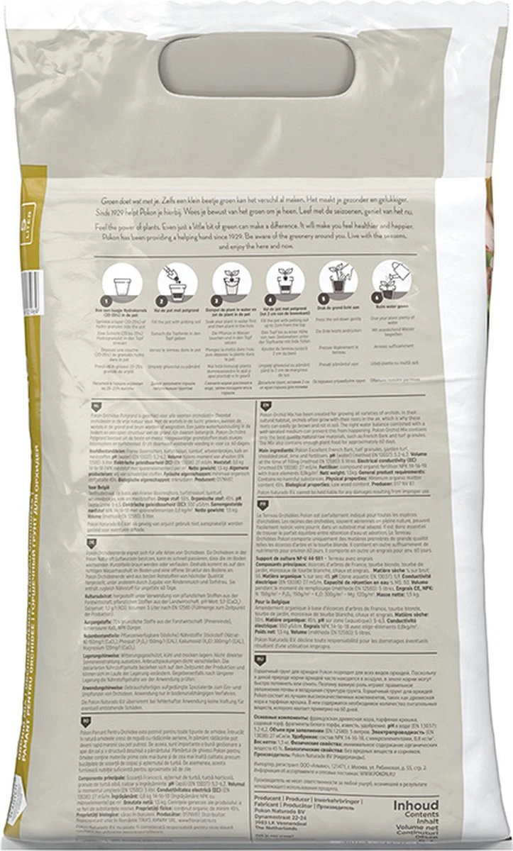 Pokon Orchidee Potgrond - 5l - Potgrond (Orchidee) - 60 Dagen Voeding - Afbeelding 3