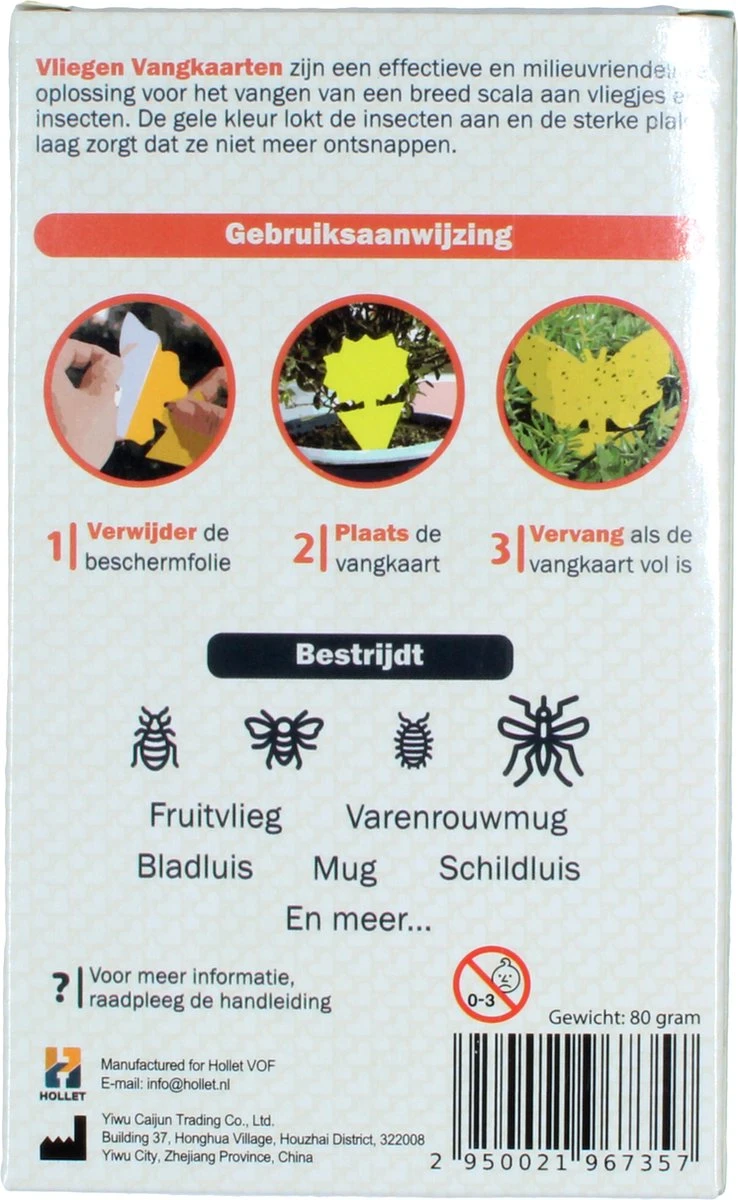 Bloomin Rouwvliegjes Bestrijden - Fruitvliegjes Vanger - Varenrouwmug Bestrijden - Vliegenvanger - Plak Klavertjes Tegen Rouwvliegen - Vangplaten - 12 Stuks - Afbeelding 5