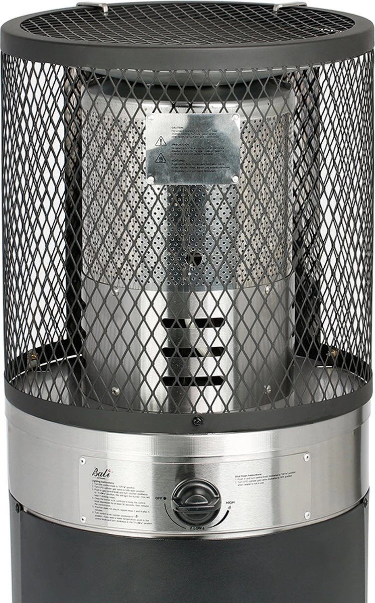 Balioutdoors Lounge Terrasverwarmer 7.3kW -Staande Heater - Gas - Incl. Gasdrukregelaarset 30 Mbar & Slang 50 Cm - Model SRPH92 - Afbeelding 13