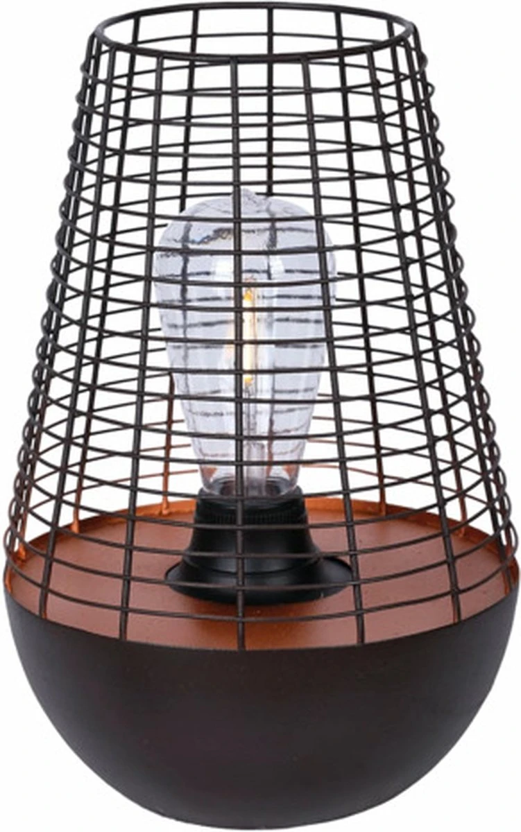 Luxform Chelsea - Tuin Tafellamp - Oplaadbare USB LED Lamp - Koper