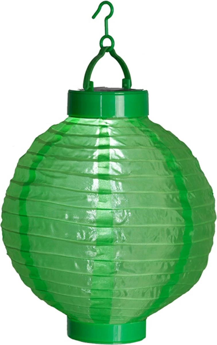 LED Solar - Tuin Lampion - Chinese Lampion - Feestballonnen - Solar Lantaarn - Ø 20 Cm Nylon - 6 Stuks - Afbeelding 9