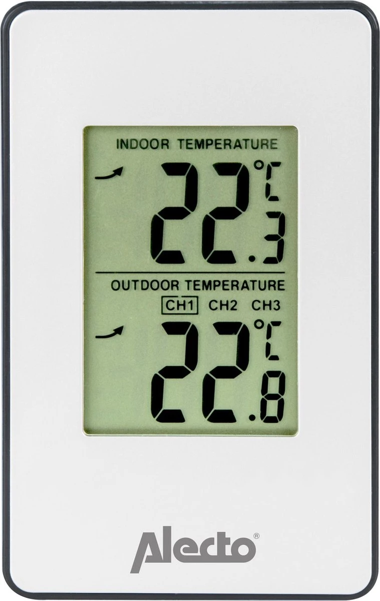 Alecto WS-1050 - Professioneel Weerstation Met Draadloze Buitensensor - Wit/Zwart - Afbeelding 13