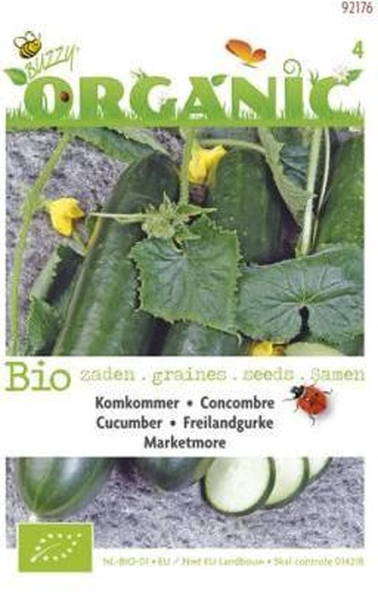 Buzzy® Organic Komkommer Marketmore (BIO) - Afbeelding 3