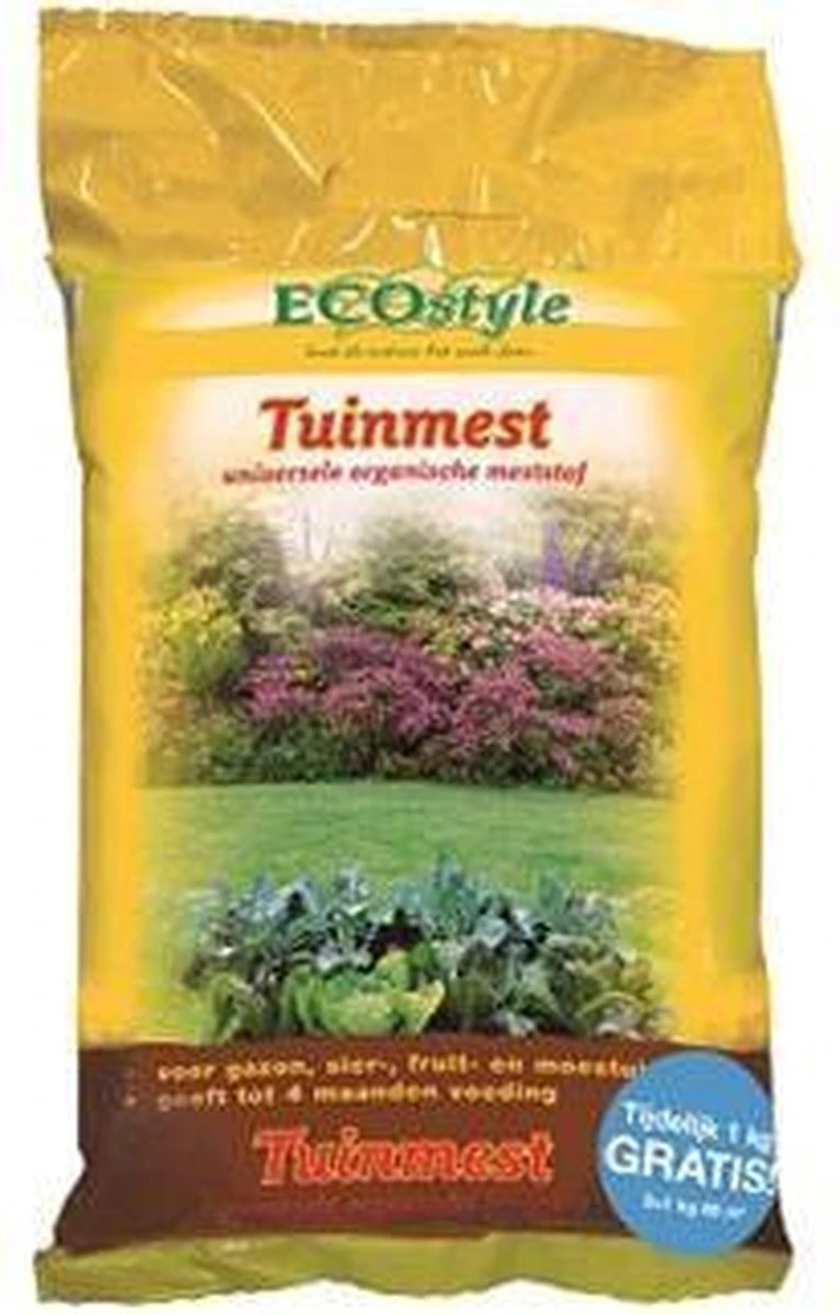 ECOstyle Tuinmest Organische Meststof - Border & Siertuin - Natuurlijke Meststof Gazon - 120 Dagen Voeding- 50 M² - 5 KG - Afbeelding 8