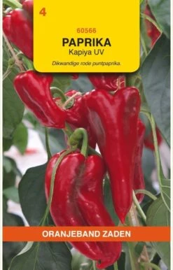 Oranjebandzaden - Paprika Rode Punt Kapiya