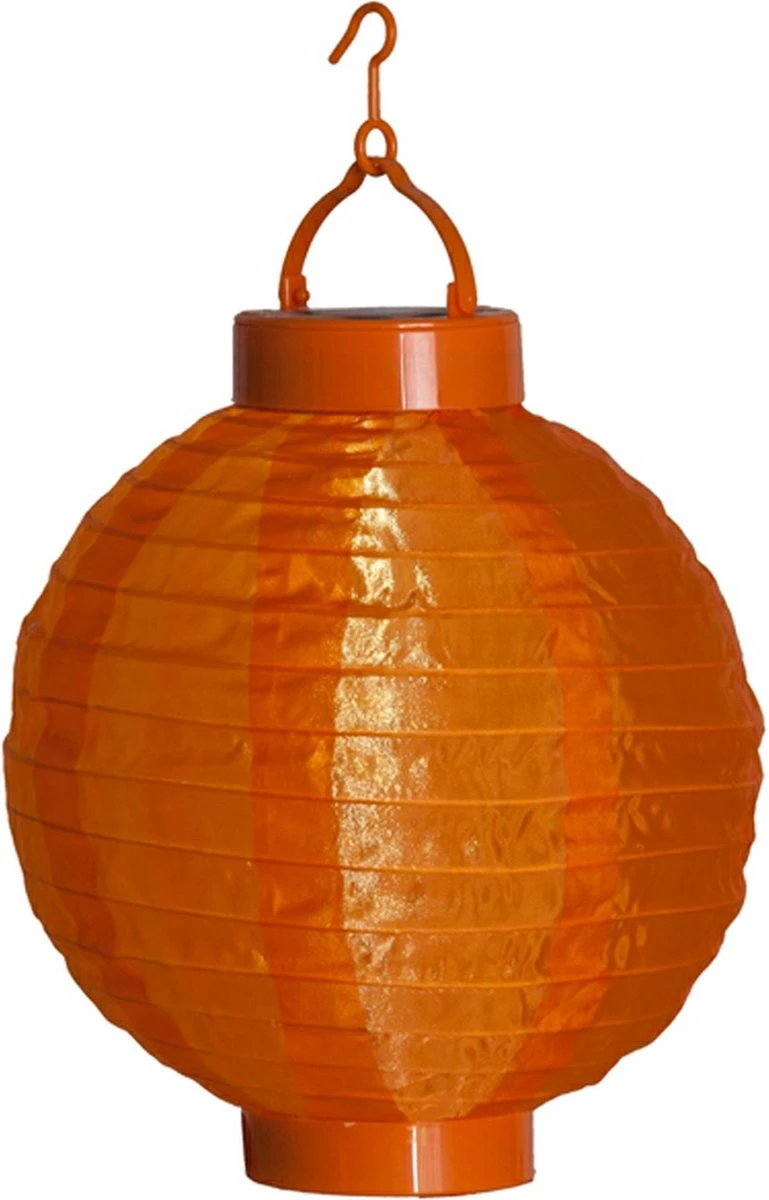 LED Solar - Tuin Lampion - Chinese Lampion - Feestballonnen - Solar Lantaarn - Ø 20 Cm Nylon - 6 Stuks - Afbeelding 5