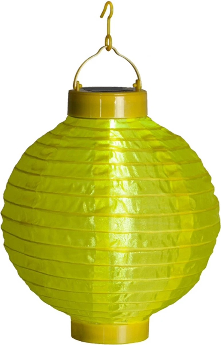LED Solar - Tuin Lampion - Chinese Lampion - Feestballonnen - Solar Lantaarn - Ø 20 Cm Nylon - 6 Stuks - Afbeelding 10