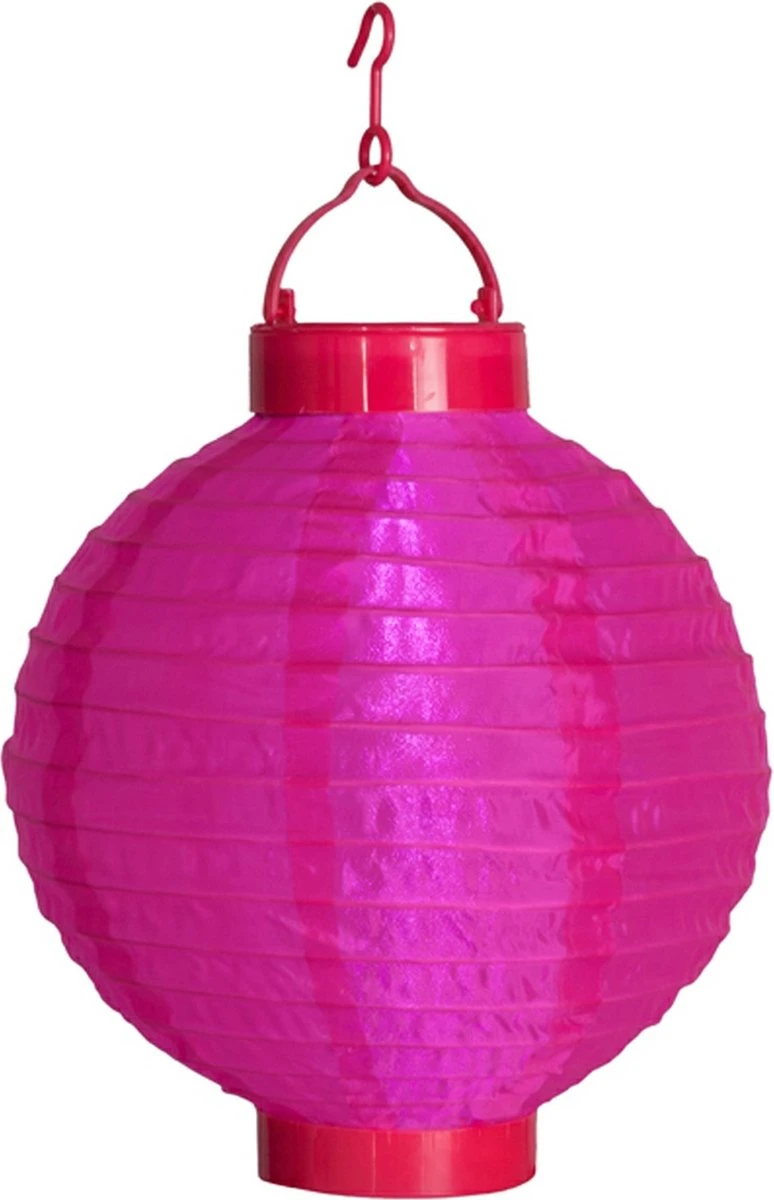 LED Solar - Tuin Lampion - Chinese Lampion - Feestballonnen - Solar Lantaarn - Ø 20 Cm Nylon - 6 Stuks - Afbeelding 7