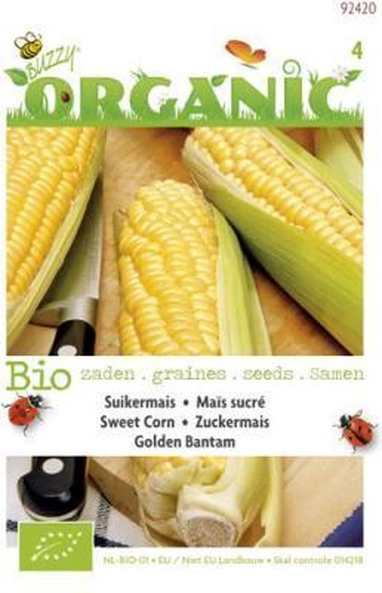 Buzzy® Organic Mais Golden Bantam (BIO) - Afbeelding 3