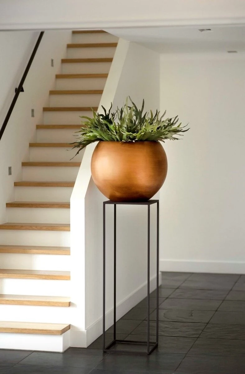 Capi Europe - Vaas Bol Retro - 30x25 - Goud - Bloempot Voor Binnen - BRTG104 - Afbeelding 4