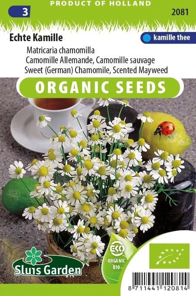 Sluis Garden - Echte Kamille Biologisch (Matricaria Recutita)