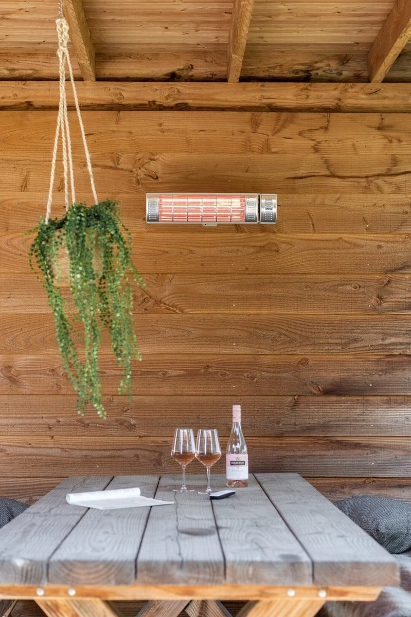 Eurom Elektrische Kachel - 1300 Watt - Voor Binnen En Buiten - Infrarood Kachel - Terrasverwarmer - Afbeelding 3