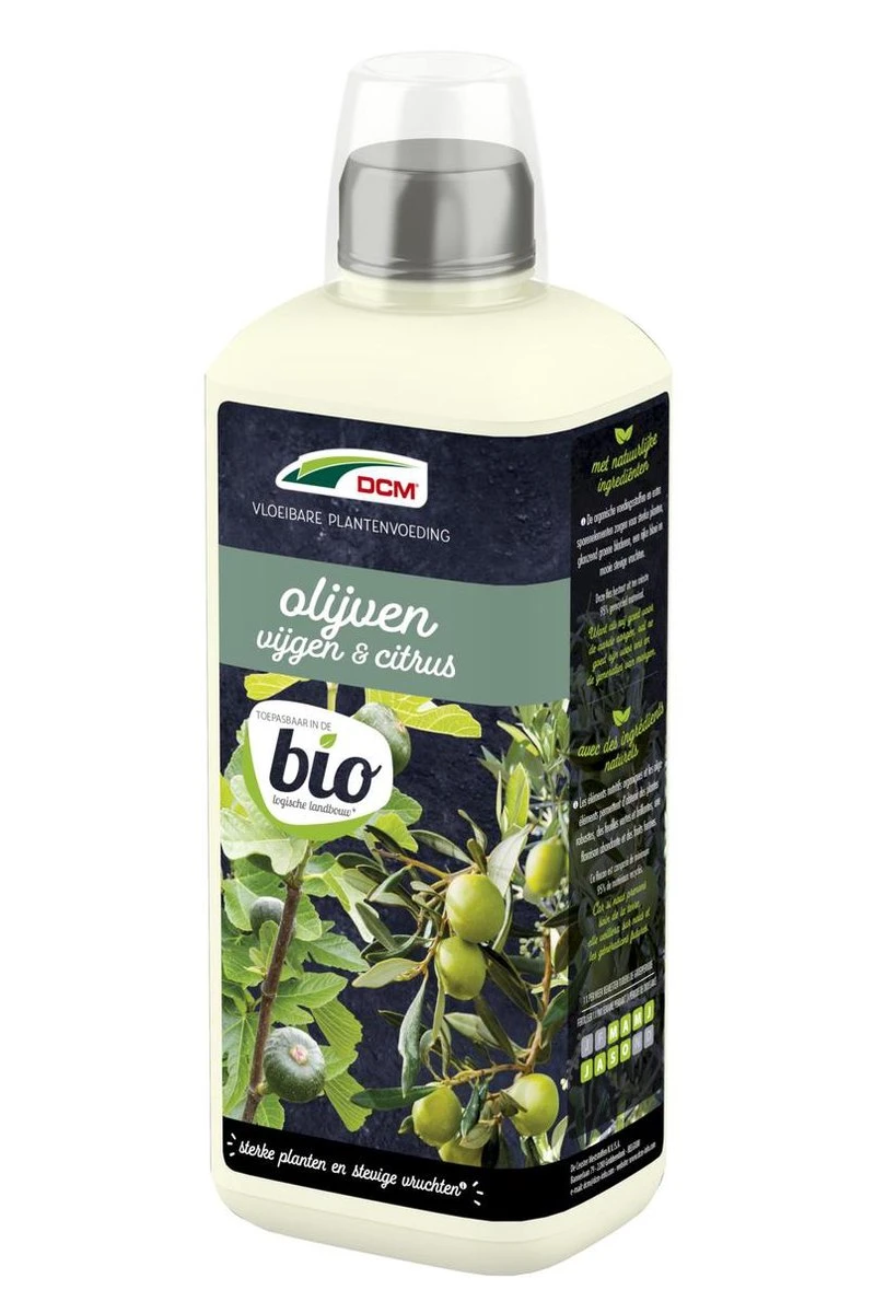 Dcm Meststof Vloeibaar Olijven & Vijgen - Siertuinmeststoffen - 800 Ml Bio - Afbeelding 3