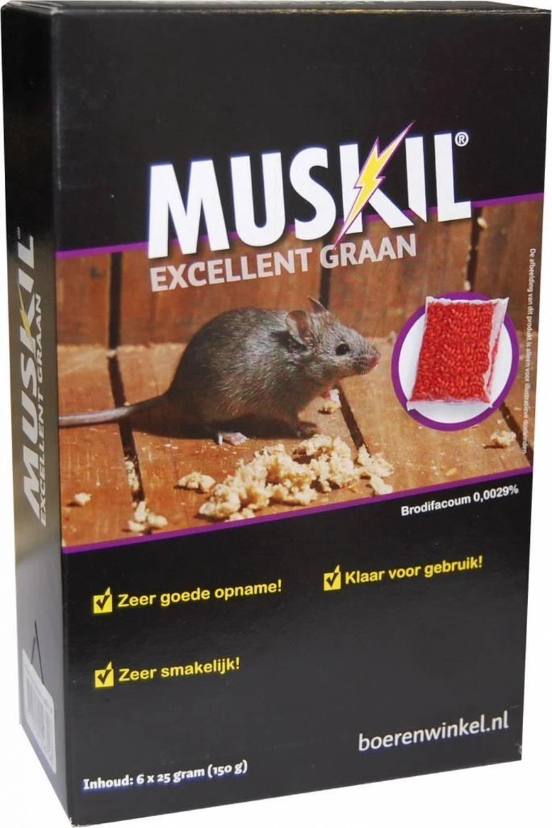 Muskil Excellent Graan Muis 50 Gram (2x25g) - Afbeelding 3