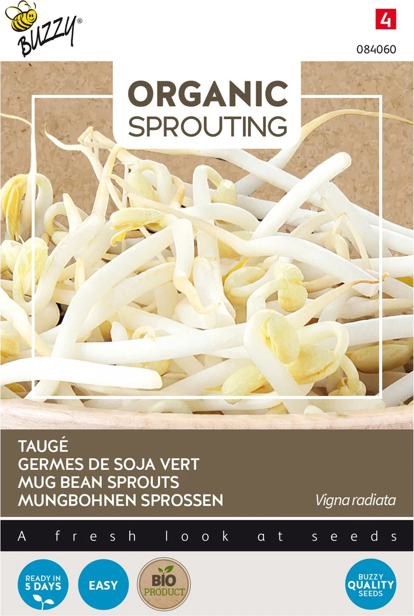 Buzzy® Organic Sprouting Taugé (BIO) - Afbeelding 2