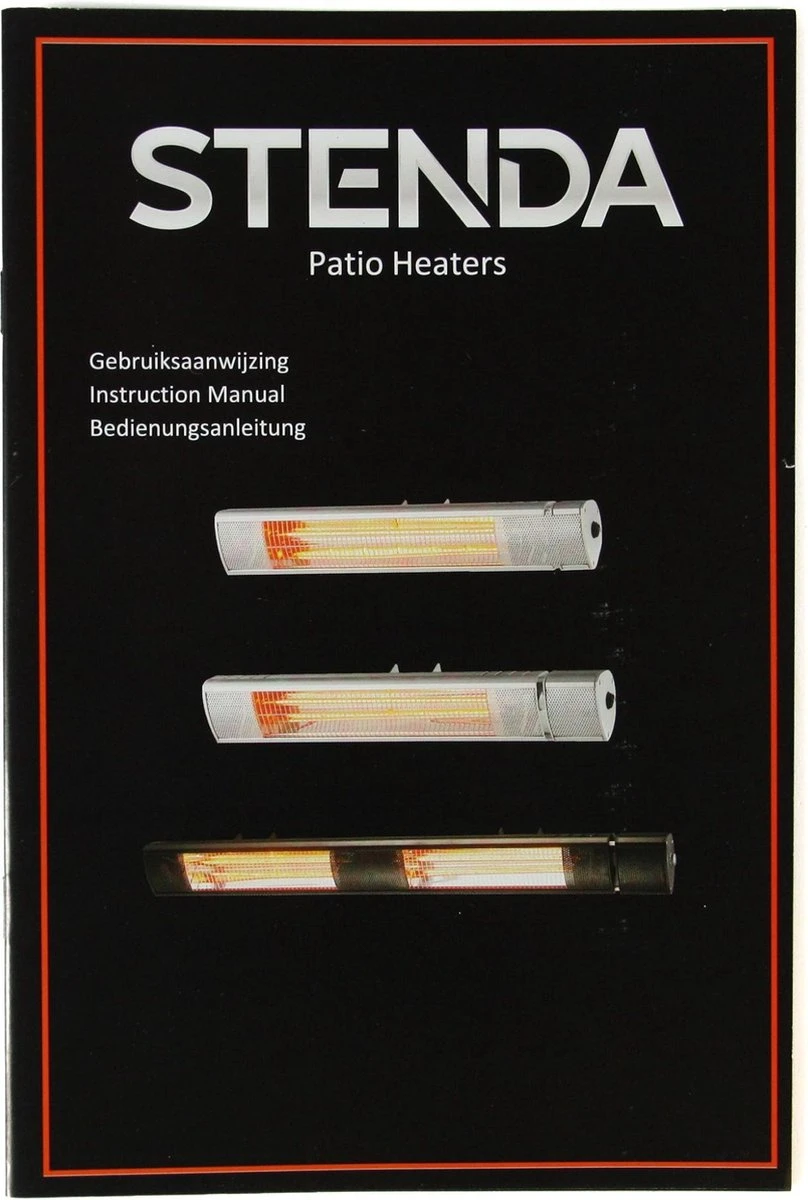 Electrische Terrasverwarmer Elektrisch 3000 Watt - Stenda Calor Sombra 3000 Watt - Mat Zwart - Afstandsbediening - Minimale Rode Gloed - Afbeelding 10