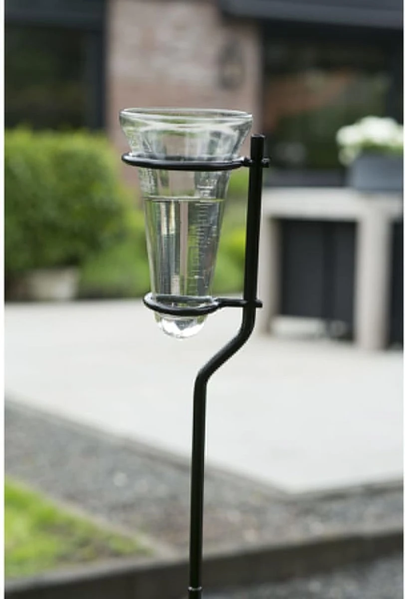 Nature - Regenmeter - Glas - Inclusief Metalen Voet - H130cm - Afbeelding 2