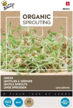 Buzzy Zaden - Kiemgroente Linzen BIO 30 Gram