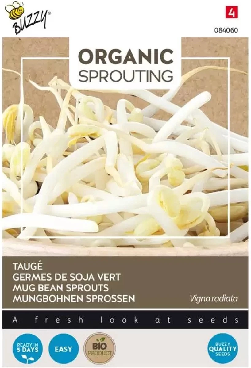 Buzzy® Organic Sprouting Taugé (BIO) - Afbeelding 4