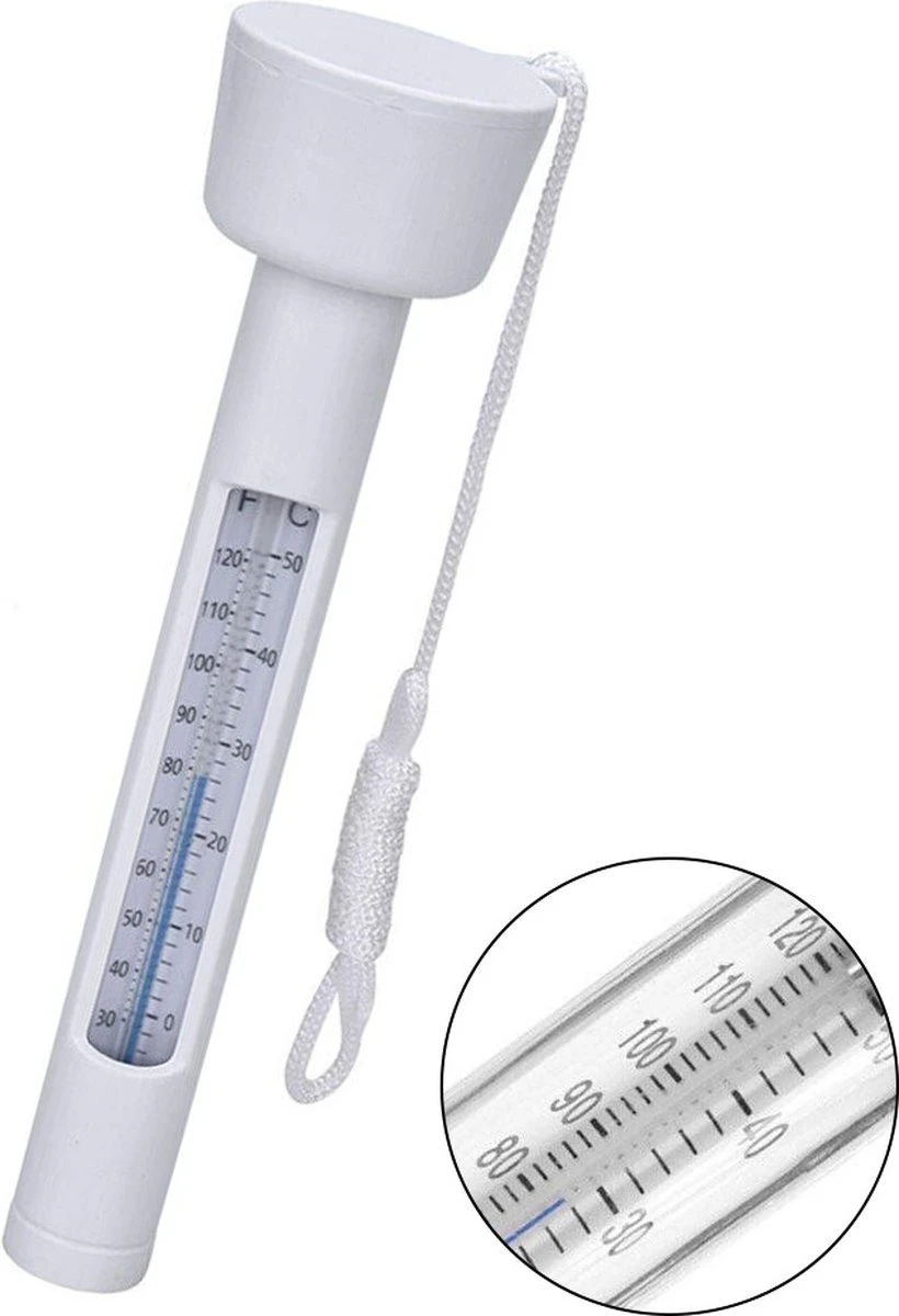 Zwembad Thermometer - Drijvend - Water Thermometer - Voor O.a. Babybad, Bad, Zwembad, Bubbelbad - Afbeelding 5