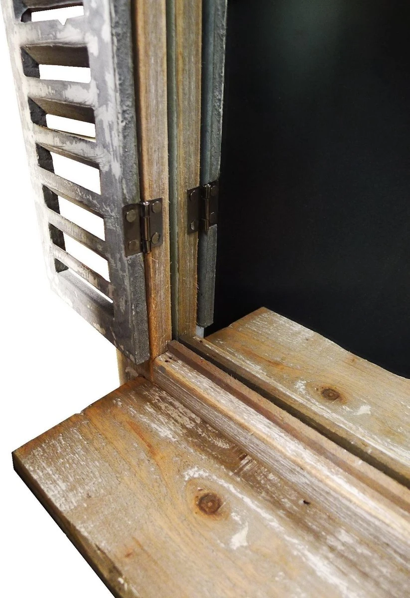 Wandspiegel Louvre Vensterbank Bruin Spiegel Met Luiken Huis En Tuin - Afbeelding 3