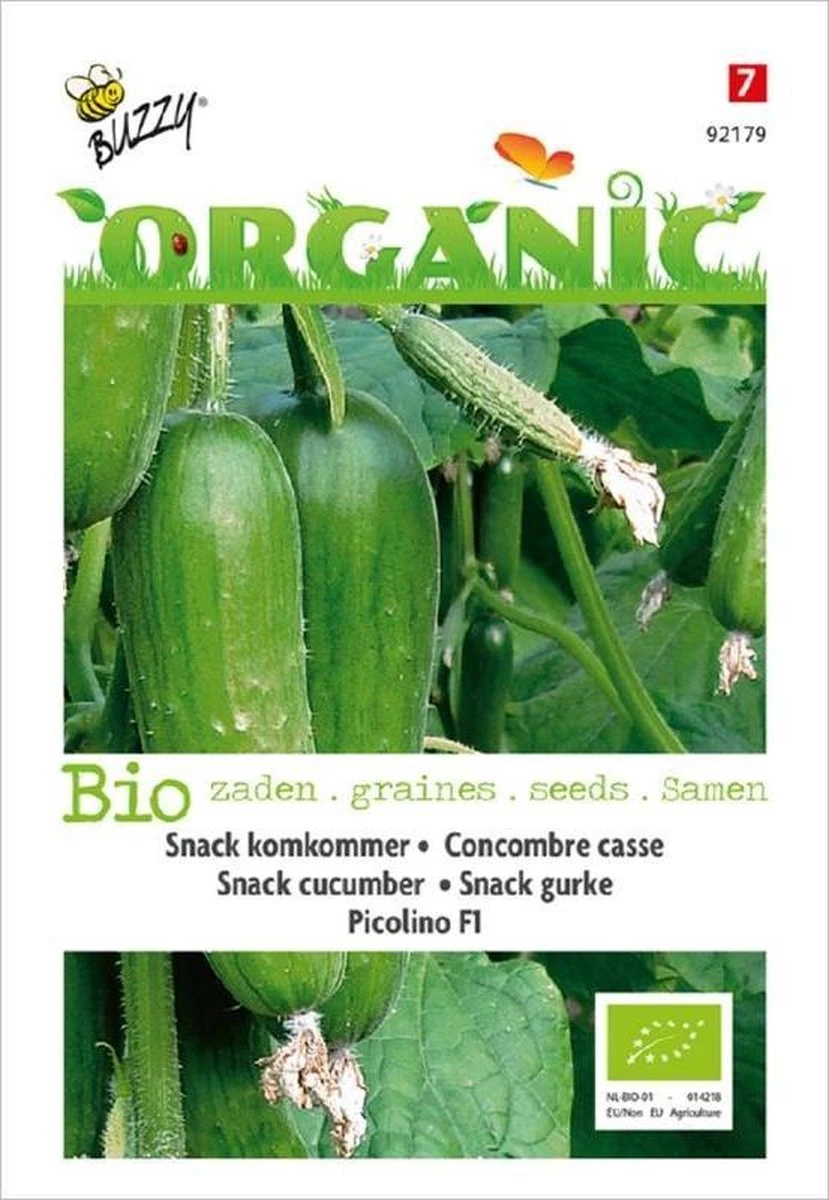 Buzzy® Organic Snackkomkommer Picolino (BIO)