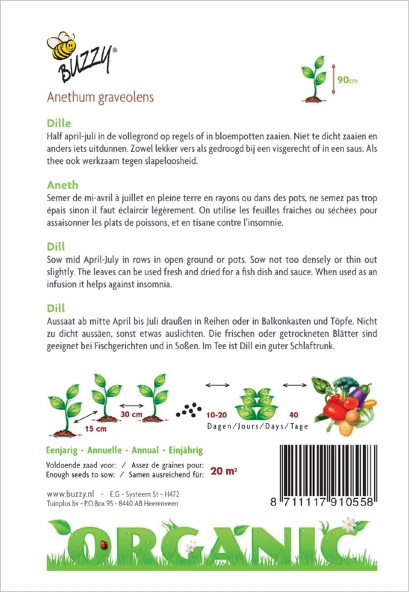 Buzzy® Organic Dille (BIO) - Afbeelding 2