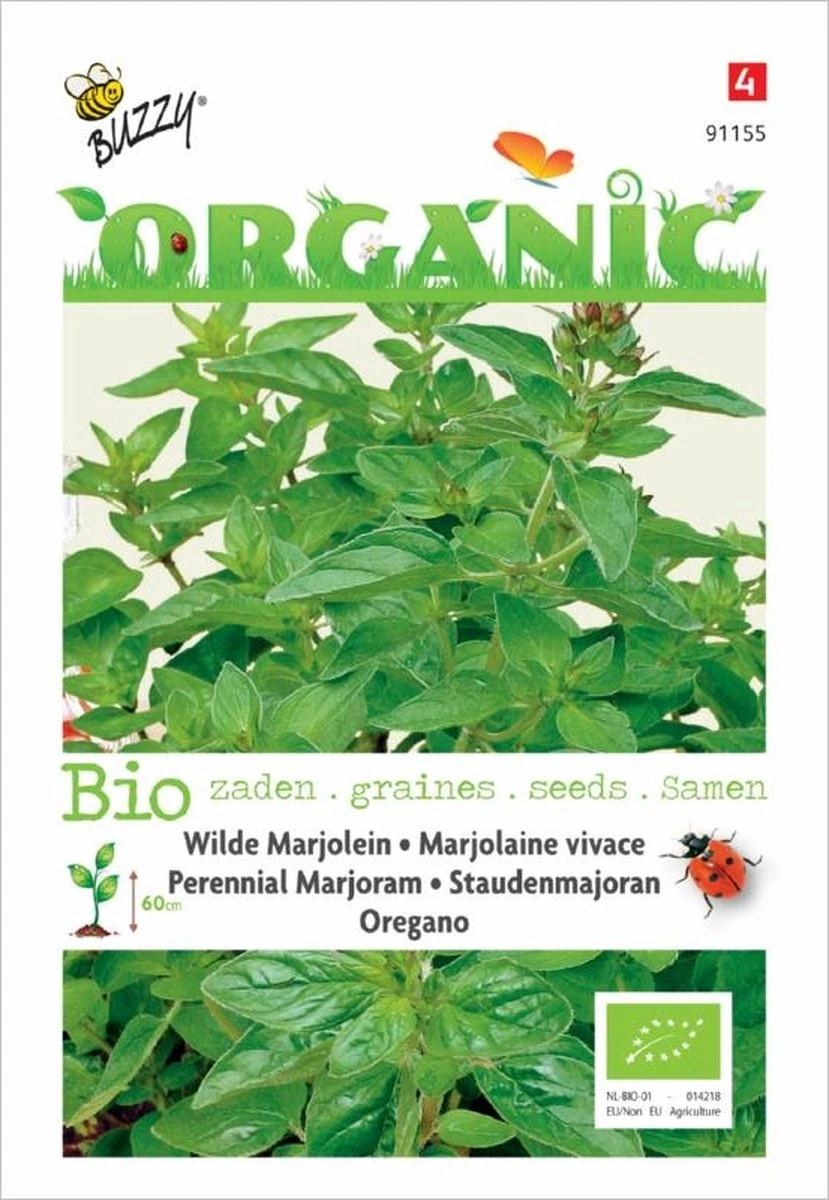 Buzzy® Organic Marjolein - Oregano (BIO) - Afbeelding 3
