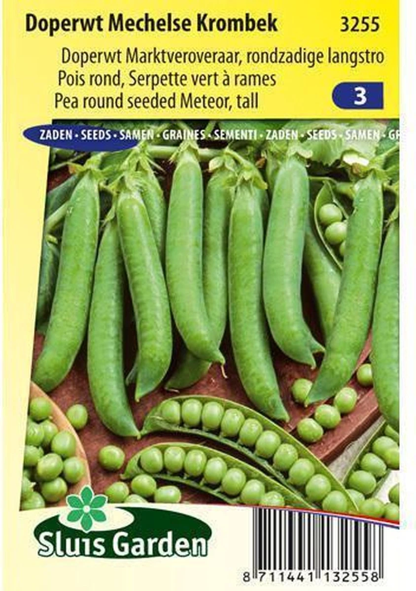 Sluis Garden - Doperwt Mechelse Krombek (rondzadige)