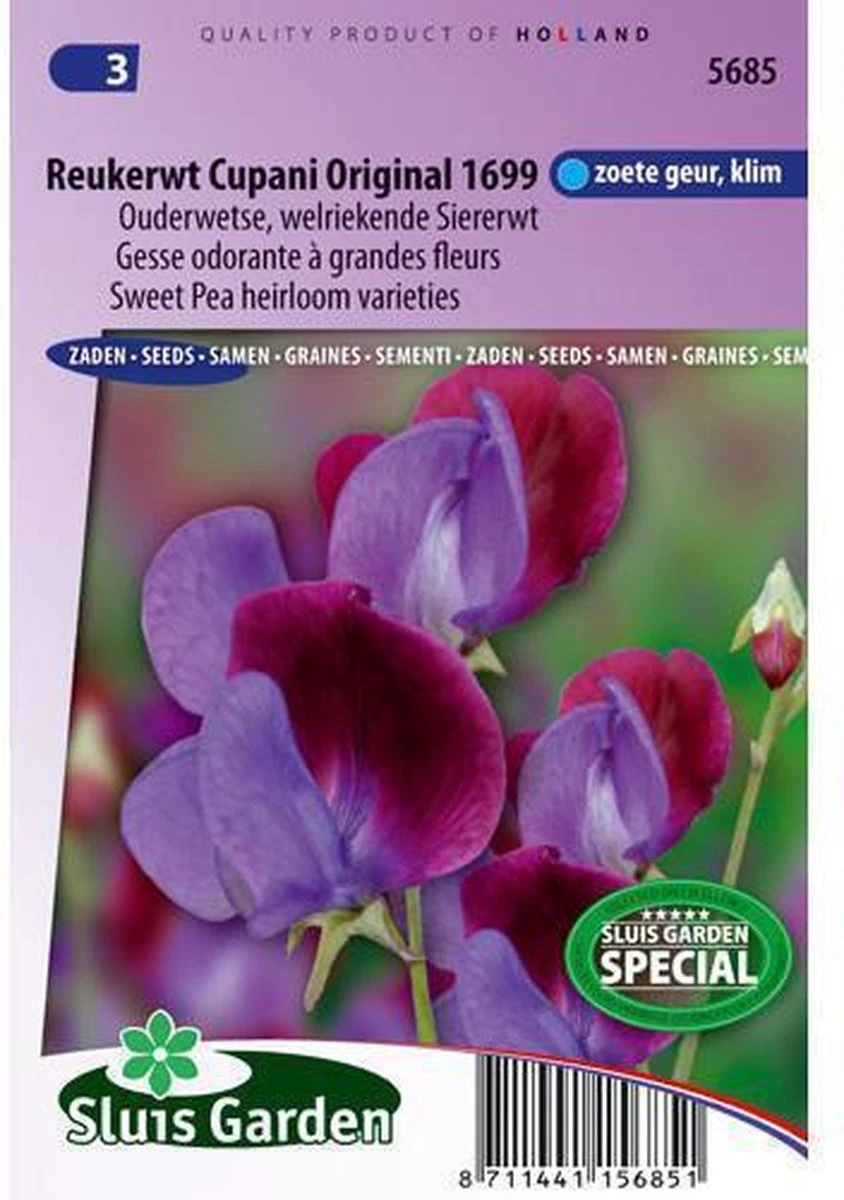 Sluis Garden - Reukerwt Cupani Original 1699 (lathyrus)