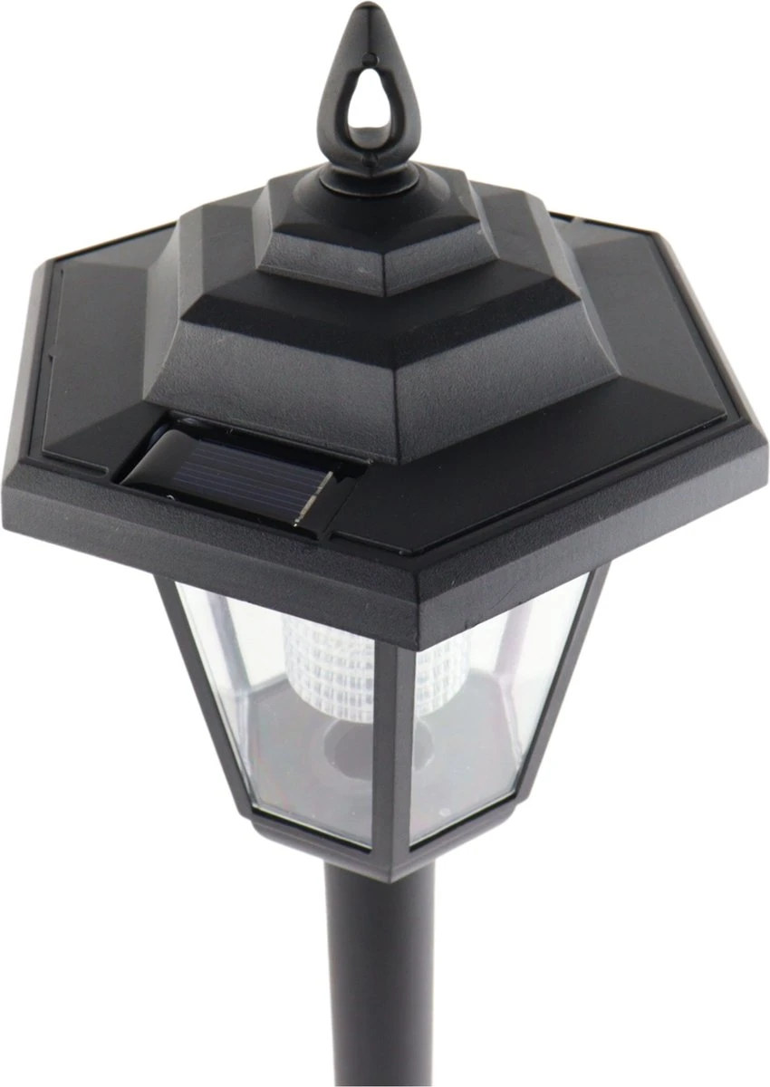 Orange85 Lantaarn - Solar LED - Zwart - Tuin - 83 Cm - Zonne Energie - Afbeelding 8