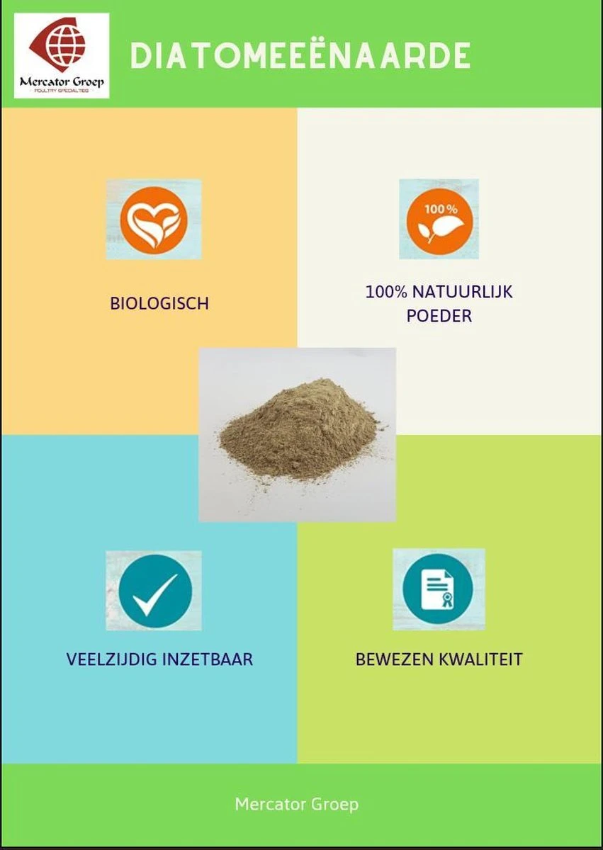 Diatomeeënaarde 10 Liter Poeder - Hemexcide - Bloedluis - Kippen - Afbeelding 4