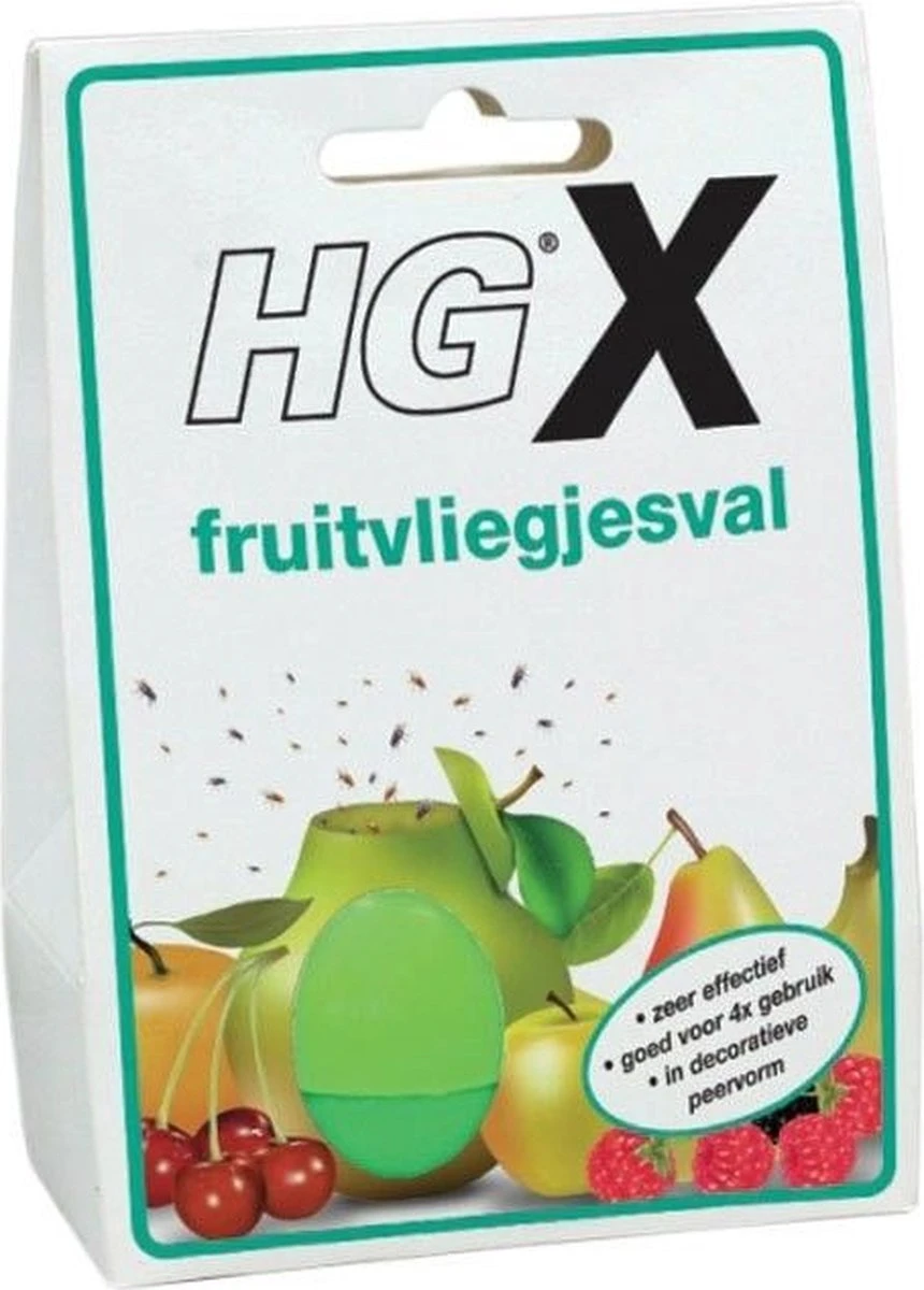 HGX Fruitvliegjesval - 1stuk - Effectief Tegen Fruitvliegjes - Decoratieve Peervorm - Afbeelding 6
