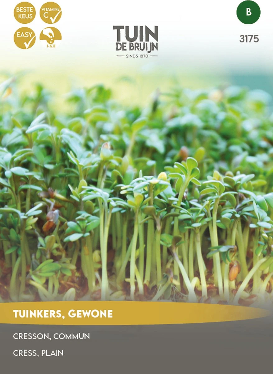 Tuin De Bruijn® Zaden - Tuinkers Alenois - Overvloedige Oogst