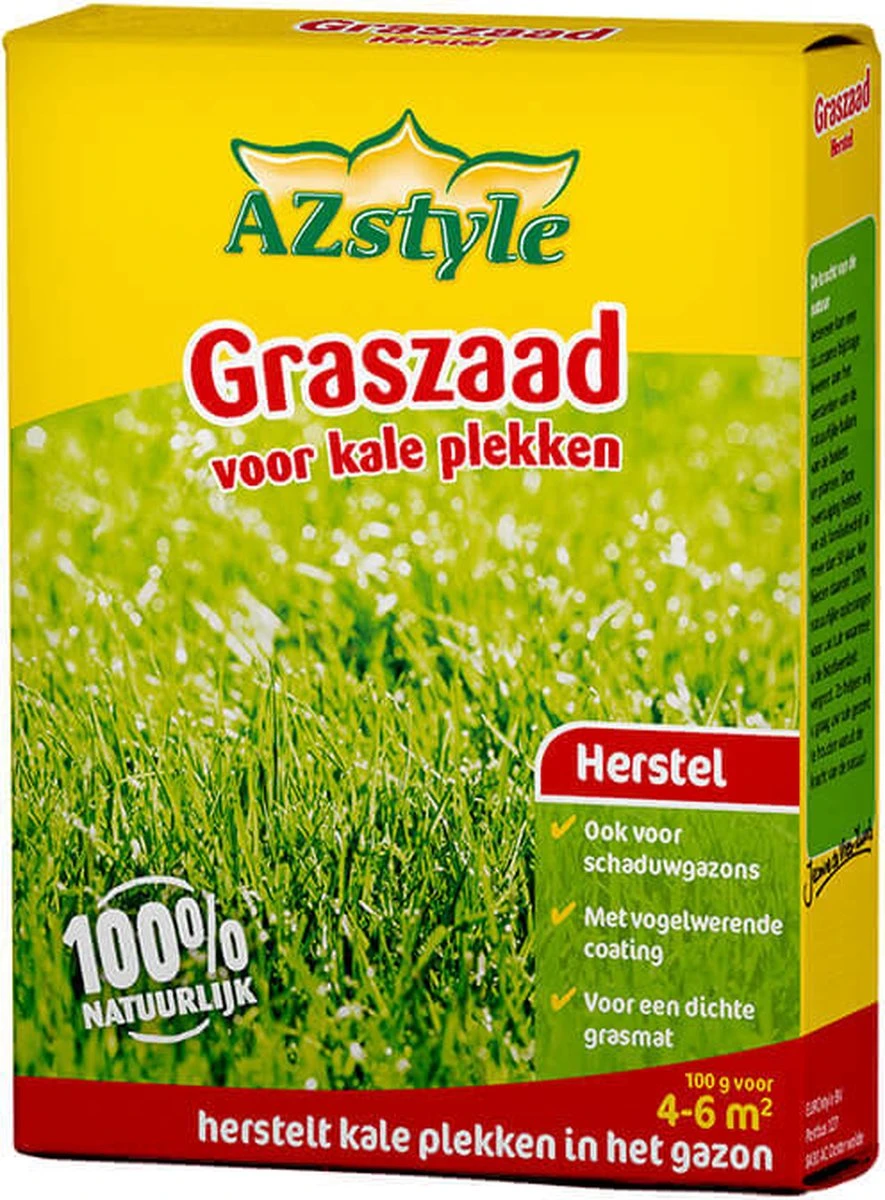 ECOstyle Graszaad Herstel Snelkiemend Gazon Gras – Herstelt Kale Plekken – Vogelwerende Coating – Geschikt Voor Zon- En Schaduw Gazons - Snelle Kieming – 10 – 15M² – 250 GR - Afbeelding 13